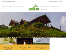 Tablet Screenshot of natureinnhomestay.com